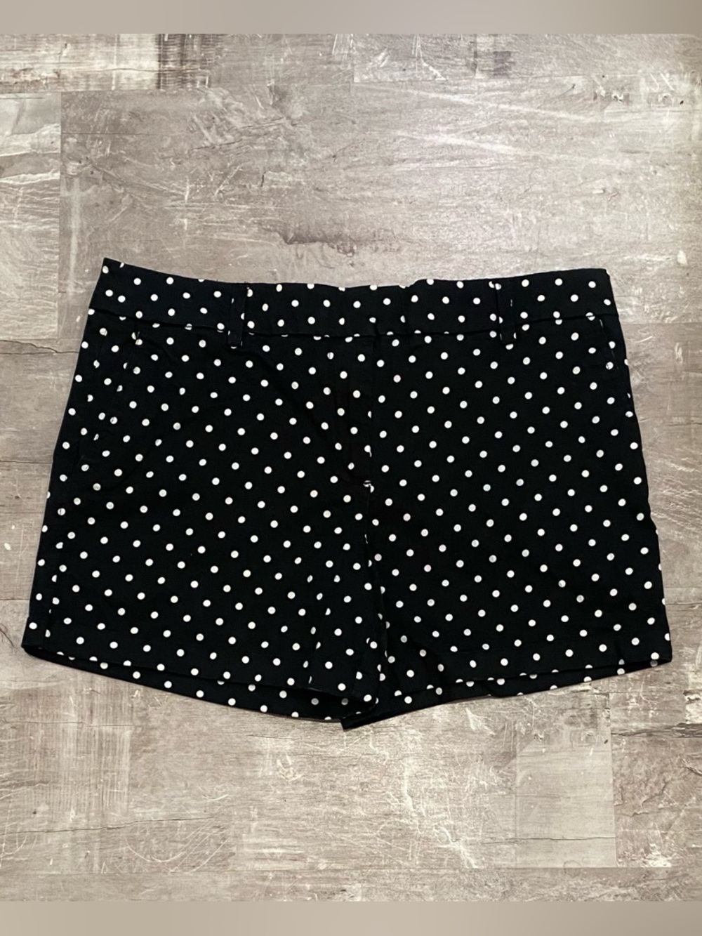 Cynthia Rowley Black & White Polka Dot Shorts Size 8